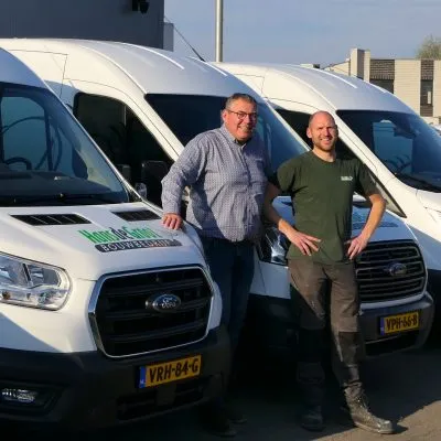 Hans en Martijn van Hans de Groot Bouwbedrijf